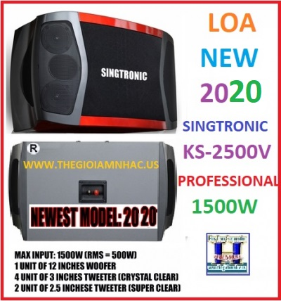 +   A-LOA NEW:SINGTRONIC KS-2500V PROFESSIONAL(1500W)